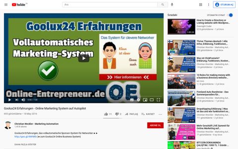 Goolux24 Erfahrungen - Online Marketing System ... - YouTube