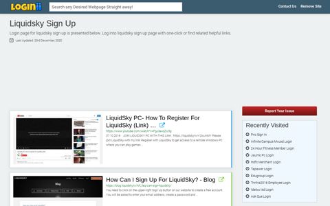 Liquidsky Sign Up - Loginii.com