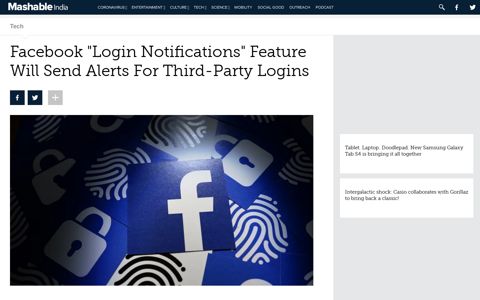 Facebook "Login Notifications" Feature Will Send Alerts For ...