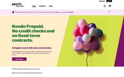 Prepaid Plans | Pay As You Go | Koodo Mobile