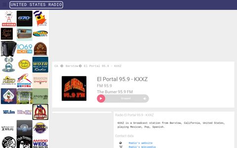El Portal 95.9 - KXXZ - Listen Online - United States Radio