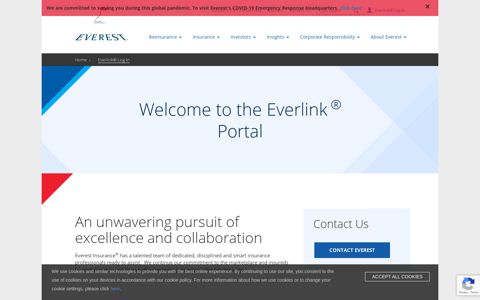 Everlink® Log In - Everest Re Group, Ltd.