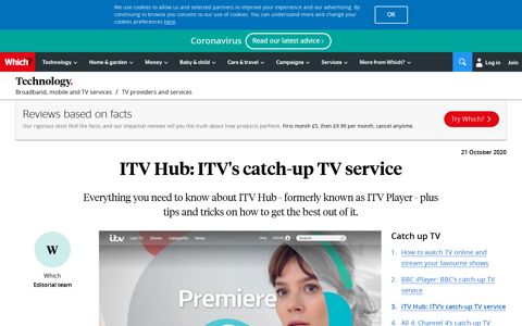 ITV Hub: ITV's Catch-Up TV Service - Which?