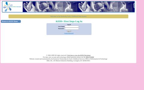 KEDS- First Steps Log In - KEDS Online