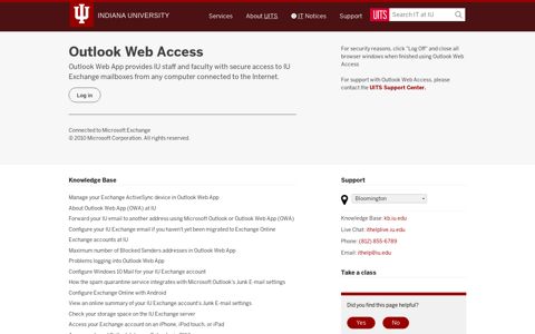 Outlook Web Access | University Information Technology ...