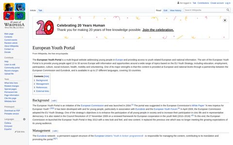 European Youth Portal - Wikipedia