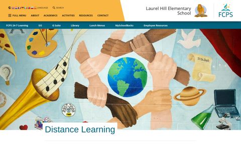 Distance Learning | Laurel Hill Elementary School