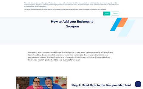 How to Add your Business to Groupon | Synup