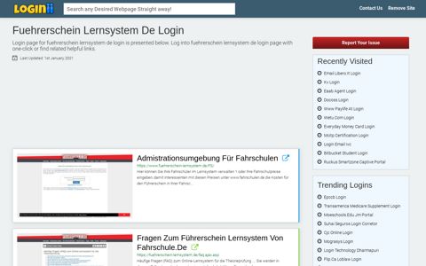 Fuehrerschein Lernsystem De Login - Loginii.com