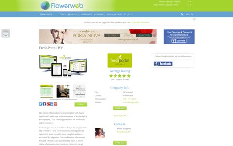 FreshPortal BV - Flowerweb