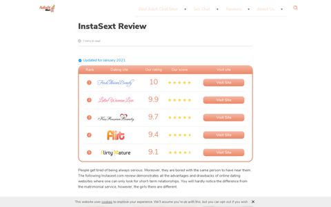InstaSext Review - Instant Sex with Hot Locals