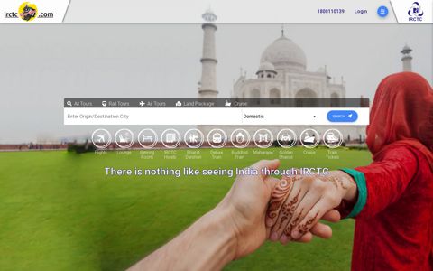 IRCTC Tourism Official Website | Incredible India Travel ...