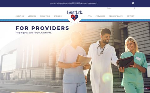 Welcome Health Care Providers | HealthLink