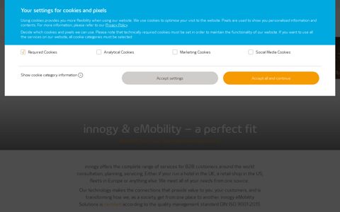 Your partner for eMobility - innogy eMobility
