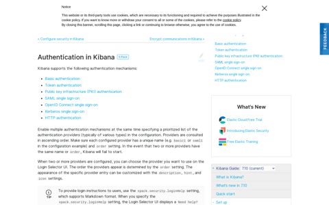 Authentication in Kibana | Kibana Guide [7.10] | Elastic