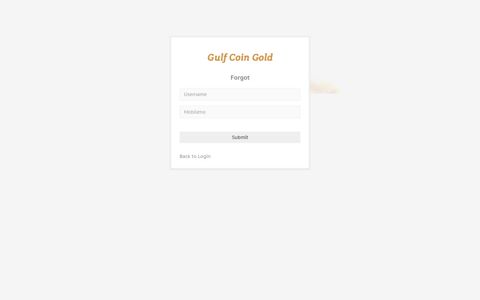 Gulf Coin Gold Login