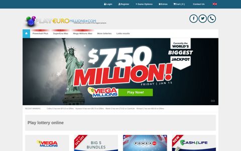 Play EuroMillions Online | EuroMillions Tickets and Results