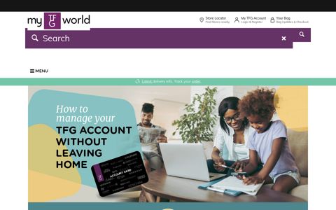 Pay Your TFG Account - myTFGworld