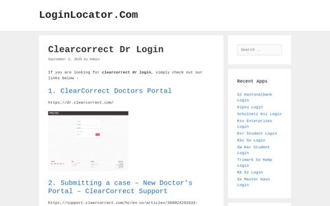 Clearcorrect Dr Login - LoginLocator.Com