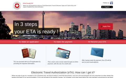 Official Canada ETA e visa canada application