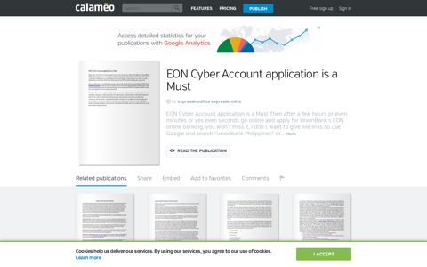EON Cyber Account application is a Must - Calaméo