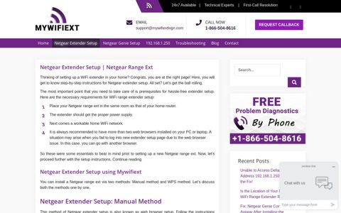 Netgear Extender Setup | New Extender Setup | Netgear-Ext