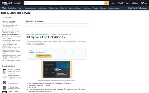 Amazon.com Help: Set Up Your Fire TV Edition TV