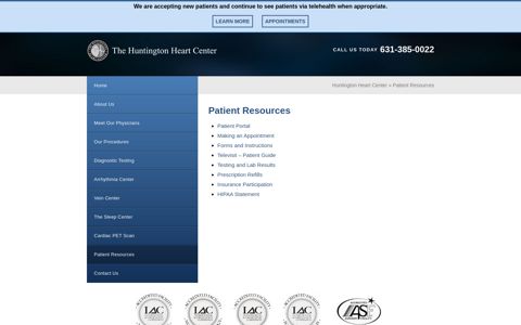 Patient Resources - Huntington Heart Center