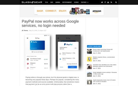 PayPal now works across Google services, no login needed ...