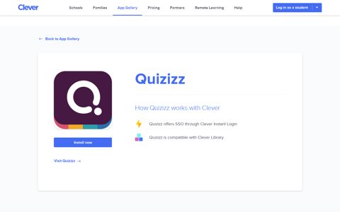 Quizizz - Clever application gallery | Clever