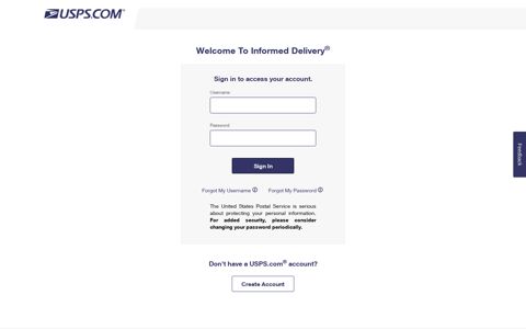 Informed Delivery - USPS.com Account