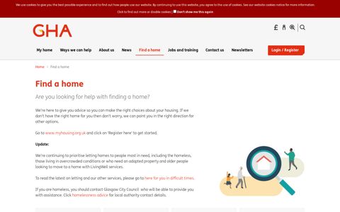 Find a home | GHA