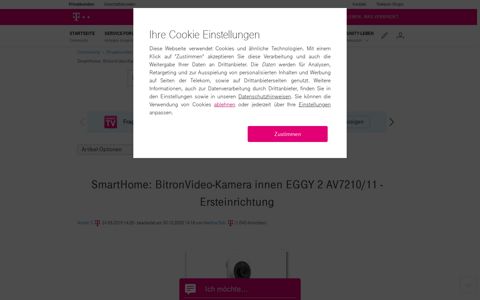 SmartHome: BitronVideo-Kamera innen EGGY 2 AV7210 ...