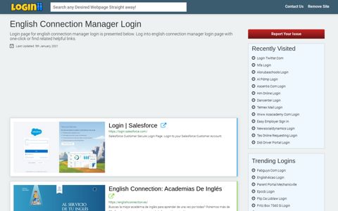 English Connection Manager Login - Loginii.com
