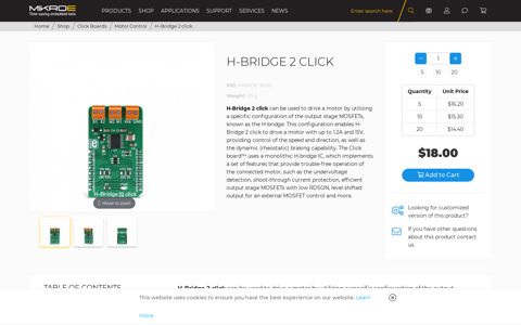 H-Bridge 2 click | MikroElektronika