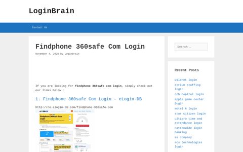 Findphone 360Safe Com Login - LoginBrain
