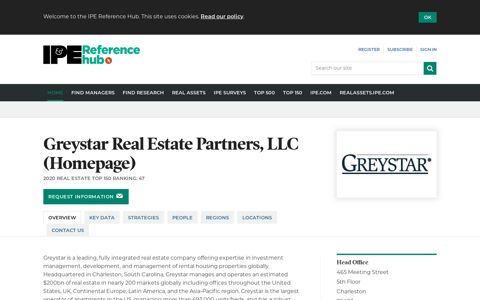 Greystar Real Estate Partners, LLC (Homepage) | Asset ...