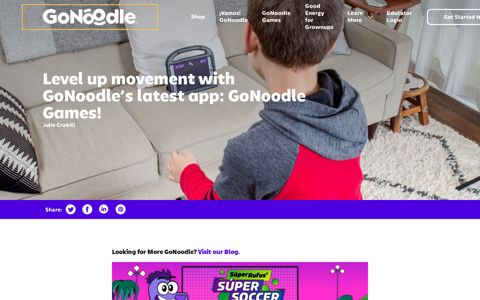 Level up movement with GoNoodle's latest app: GoNoodle ...