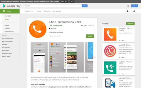 Libon - International calls – Apps on Google Play