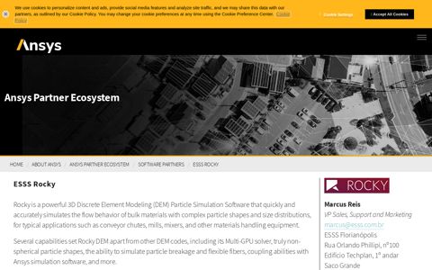 ESSS Rocky - Software Partner | Ansys