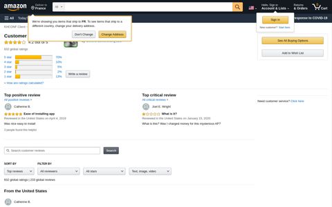 Customer reviews: KHCONF Client - Amazon.com