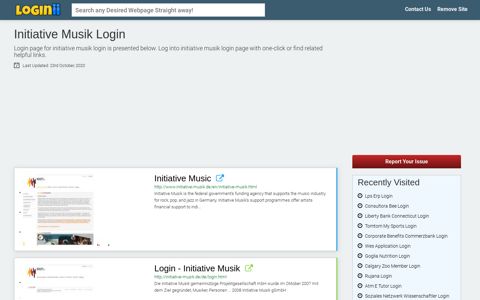 Initiative Musik Login | Accedi Initiative Musik - Loginii.com