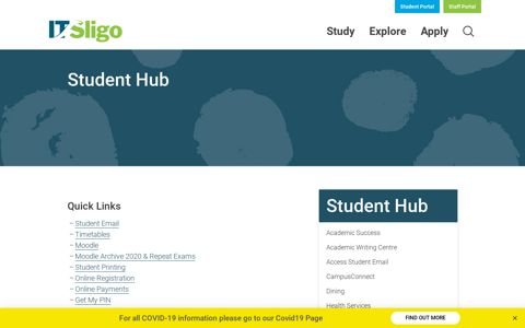 Student Hub - Institute of Technology Sligo