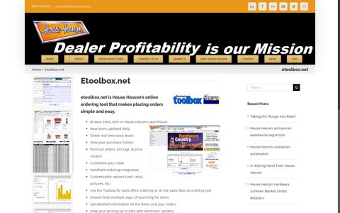 etoolbox.net | House Hasson Hardware - Wholesale ...