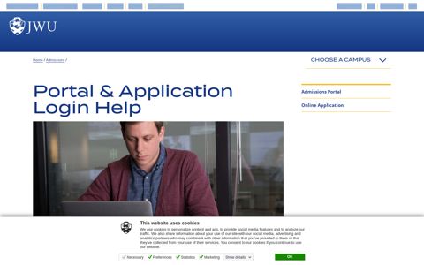 Portal & Application Login Help | Johnson & Wales University