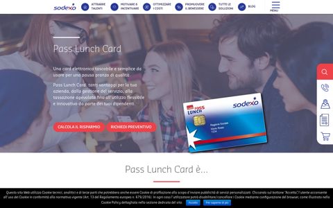 Pass Lunch Card Sodexo - buono pasto elettronico per aziende