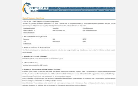 Digital Certificate, Digital Signature, Digital Signature Online ...