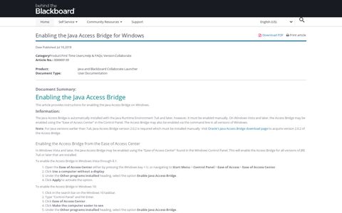 Enabling the Java Access Bridge for Windows - Behind the ...