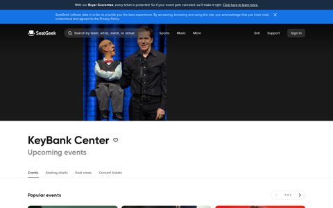 KeyBank Center Tickets & Upcoming Events | SeatGeek
