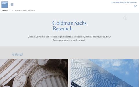 Insights - Goldman Sachs Research - Goldman Sachs